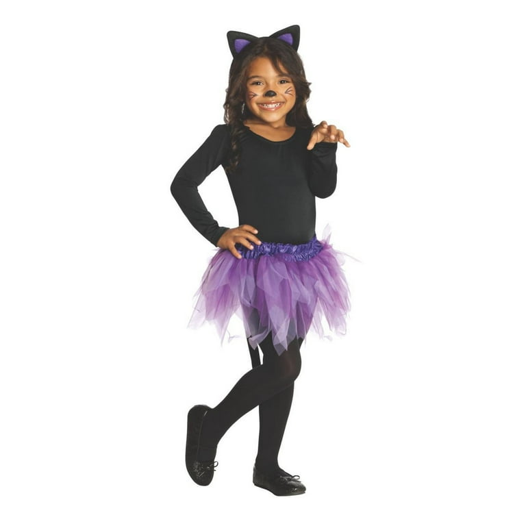 Halloween Kitty Girl Costume - Kids Cat Child Costume with