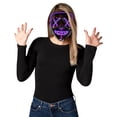 thumbnail image 1 of Rubies LED Light Up EL Wire Mask Halloween Accessory, 1 of 2