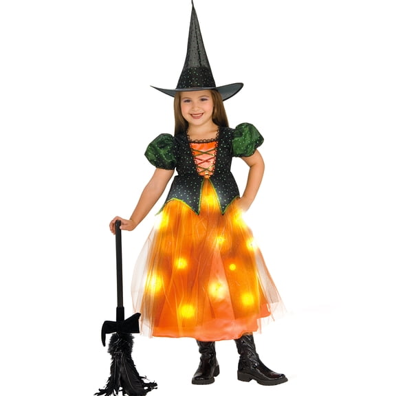 Rubies Light Up Twinkle Witch Costume for Toddlers, Girls XS