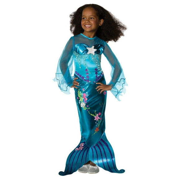 Rubies Magical Blue Mermaid Costume for Toddlers, 2T-4T