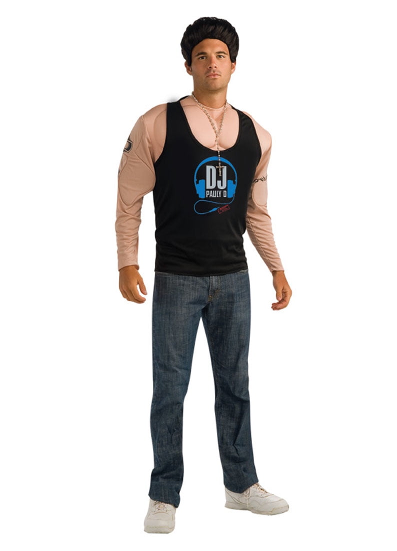 Rubies Mens Jersey Shore Pauly D Muscle Costume & Beaded Chain M -  Walmart.com