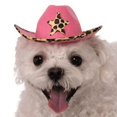 thumbnail image 1 of Rubies Pet Shop Boutique Pet Halloween Costume Accessory Pink Cowboy Hat for Dog or Cat, 1 of 13
