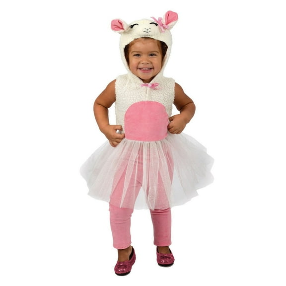 Rubies Pink Liza Lamb Costume for Toddler Girls