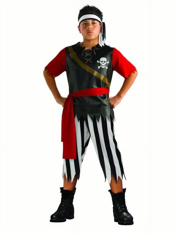 Pirate King Costume for Kids, Boys Large