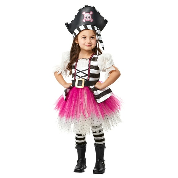 Rubies Posh Little Pirate Girl Costume for Toddlers, Girls 2T