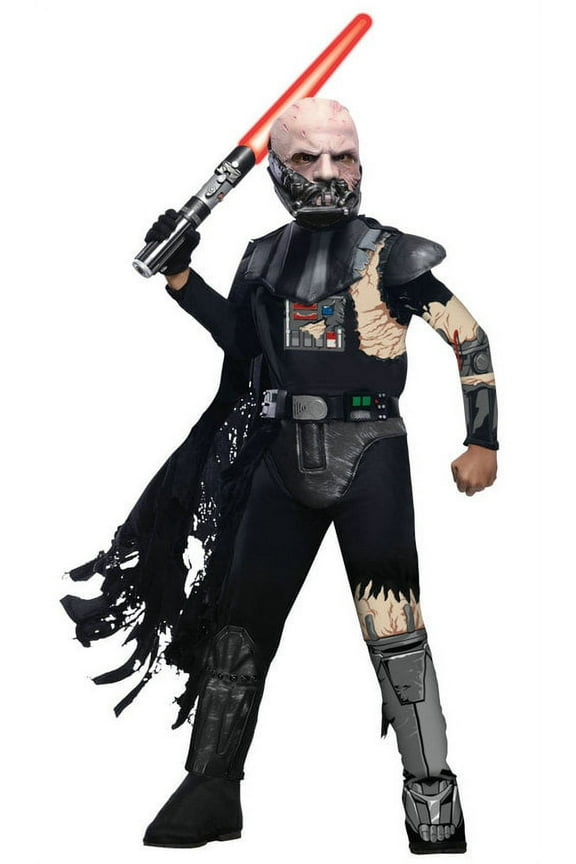 Deluxe Battle Damaged Boys Darth Vader Star Wars Costume