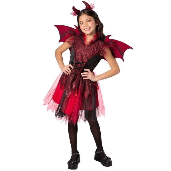 Rubies Red Devil Costume for Kids, Girls Large