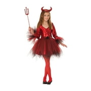 Rubies Red Devil Tutu Dress Costume for Kids, Girls Medium