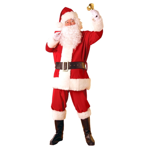 Rubies Santa Claus Regal Plush Costume for Adults, Men's 3XL