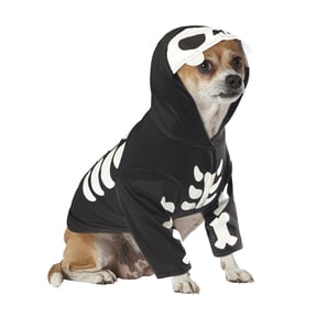 Rubies Skeleton Pet Costume for Dogs or Cats, Medium