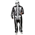 thumbnail image 1 of Rubies Skeleton Zipsters Mask-Up Costume for Adults, Men's Medium, 1 of 6