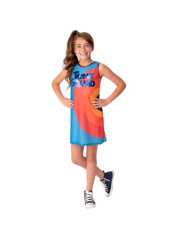 Space Jam Tune Squad Team Jersey Dress Child Halloween Costume