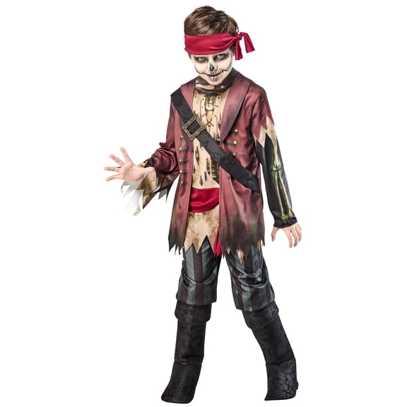 Rubies Zombie Pirate Costume for Kids, Boys Medium