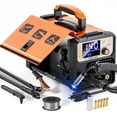 thumbnail image 1 of Rubik 140A MIG Welder, 110V Flux Core MIG Welder/Lift TIG/Stick 3 in 1 Welding Machine with Synergy, IGBT Inverter Portable Gasless Welder Equipment with Welding Gun and 1LB Welding Wire, 1 of 10