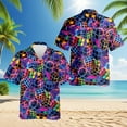 thumbnail image 1 of Rubik Cube Hawaiian Shirt for Men, Colorful Puzzle Gamer Style, Button Down Summer Beach Short Sleeve, S-5XL, 1 of 4
