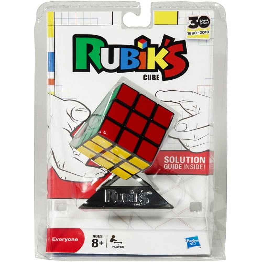 Rubik 3x3 Puzzle Cube Game With Stand Rubik's Hasbro Toy Original - Brand  New 885320832414