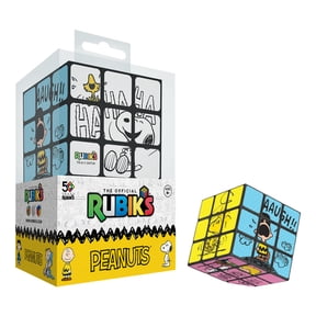 Rubiks Cube Peanuts Classic Moments Themed 3x3 Speed Cube