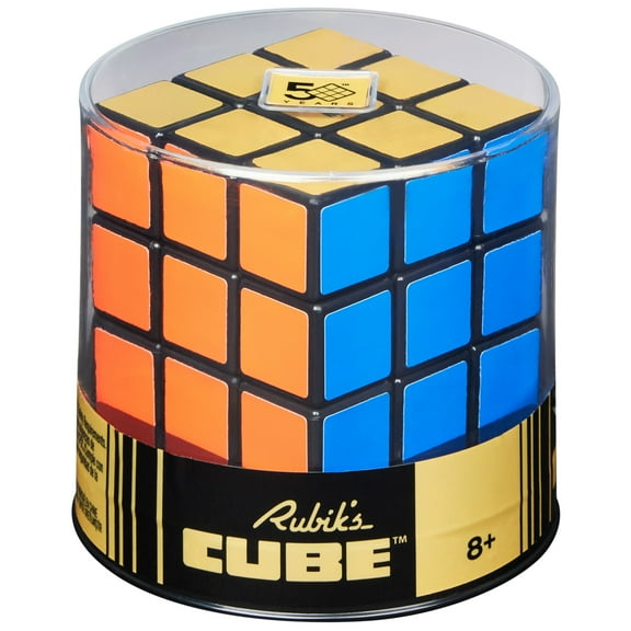 Rubiks Cube, Retro 50th Anniversary Edition 3x3 Color-Matching Puzzle