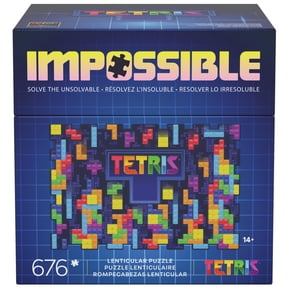 Spin Master Games, Tetris Impossible Puzzle, 639-Piece Lenticular Puzzle, for Ages 14 and up
