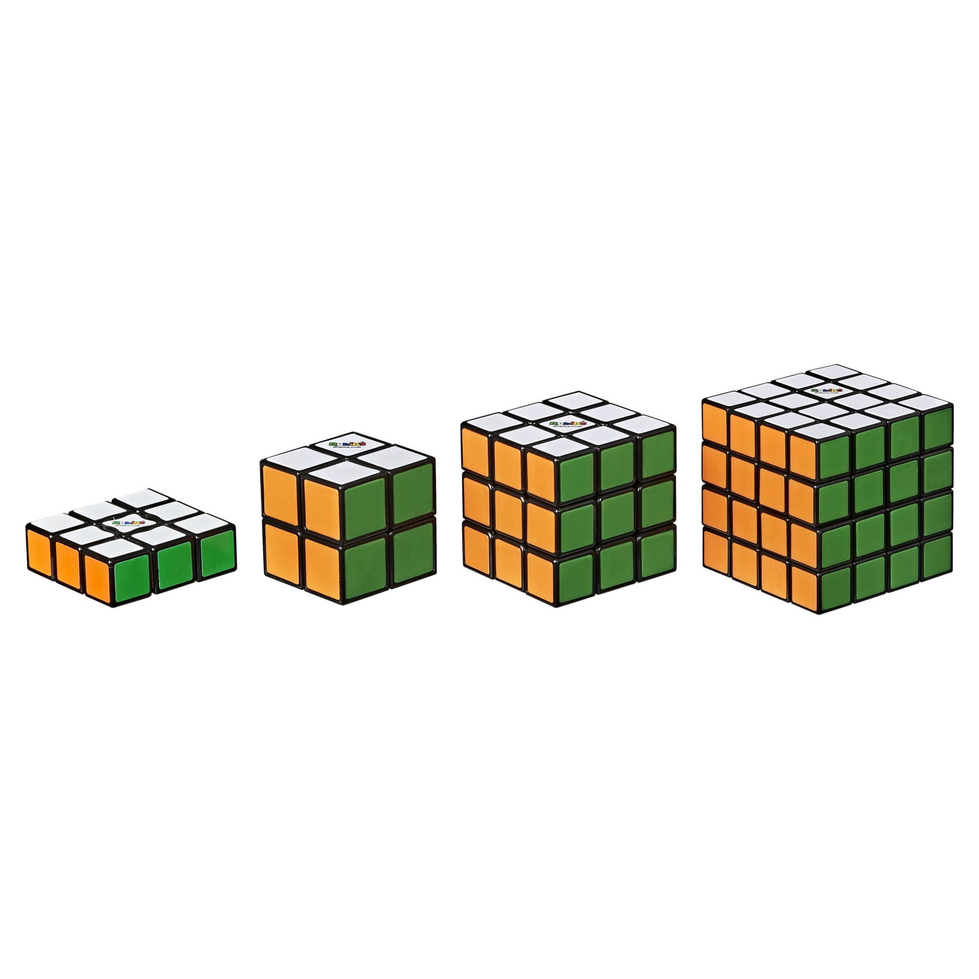 Rubik's Solve the Cube Bundle 4 Pack, Toy for Kids Ages 8 and Up
