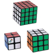 Rubik's Solve the Cube Bundle 4 Pack, Toy for Kids Ages 8 and Up