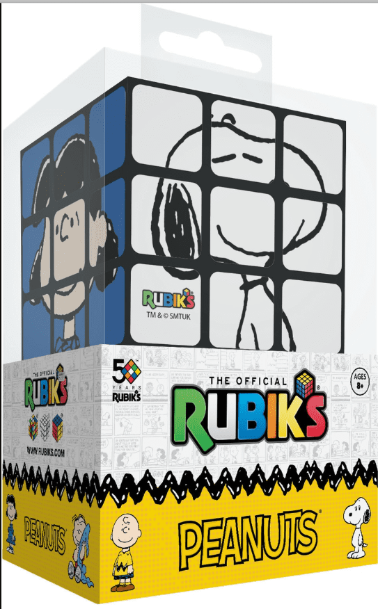 Rubiks Cube Peanuts Classic Characters Themed 3x3 Speed Cube