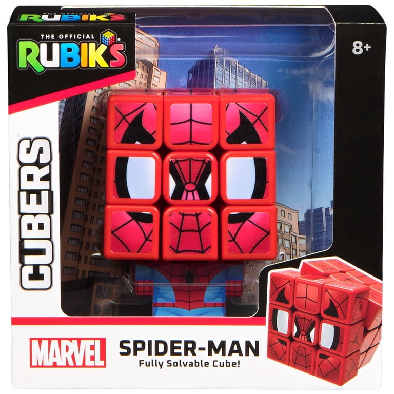 キューブリック　特大スパイダーマン Rubiks Cube Spider-Man Cuber: Marvel Character Puzzle & Display
