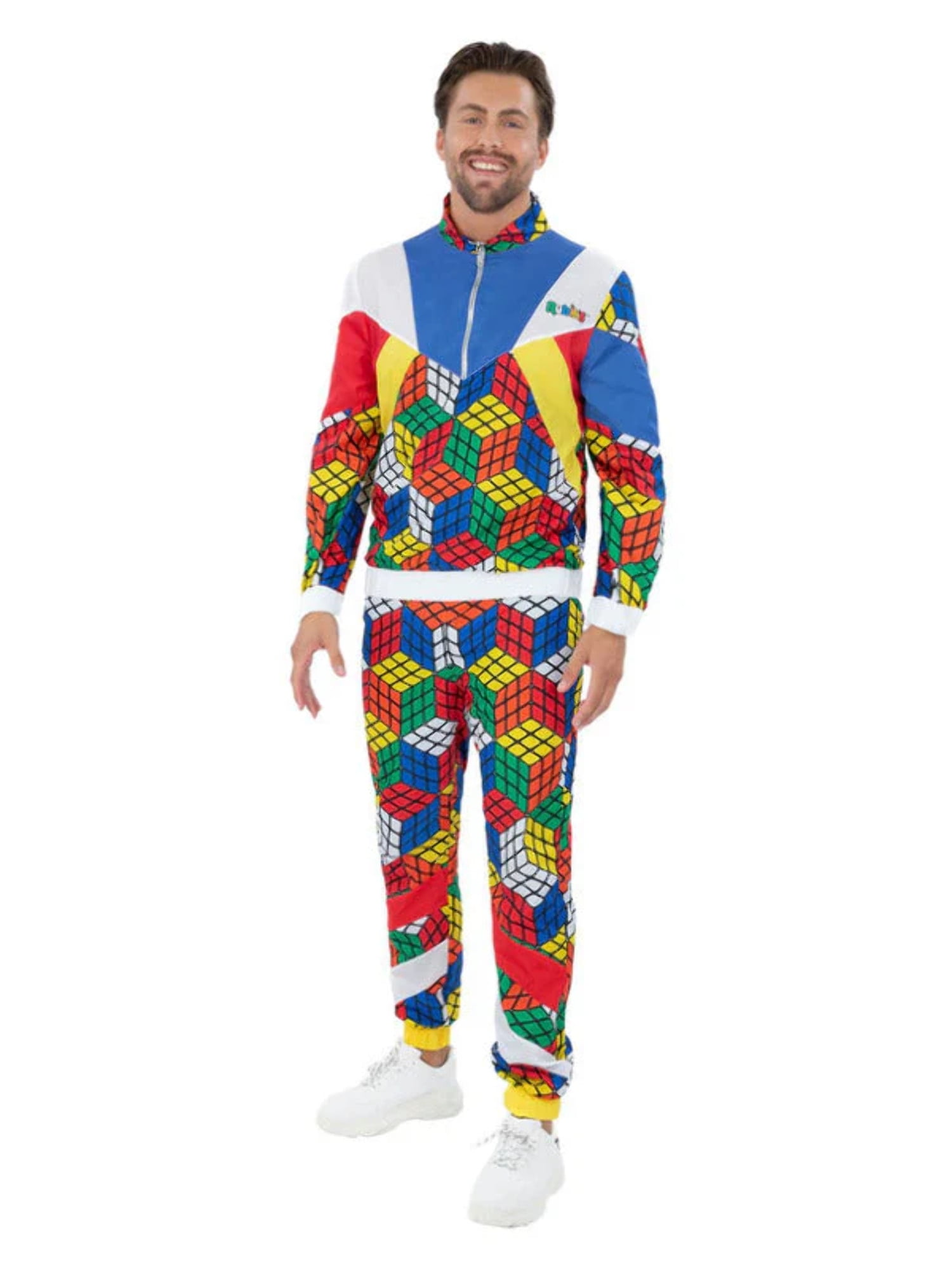 Rubiks Cube Tracksuit Mens Costume Rubiks Cube Tracksuit Mens Costume