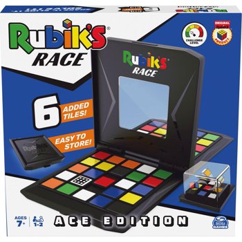 Rubiks Race, Ace Edition Classic Fast-Paced Puzzle Strategy Sequence Two Player Board Game for Kids & Adults Ages 8+ Exclusive