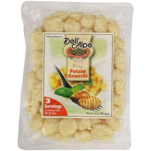 Dell Alpe 21574 16 oz Potato Gnocchi Pasta
