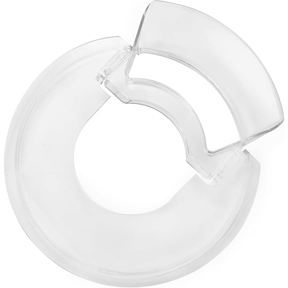 Rubinzhi Pouring Shield for Kitchenaid Stand Mixer Splash Guard with Removable Tilt-Head Chute Kitchen Accessories and Attachments