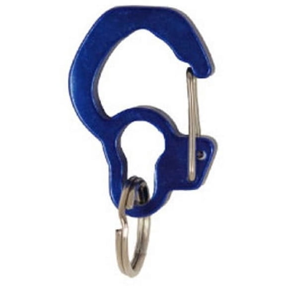 Rubit! Curve Shaped Dog Tag Clip Blue Medium