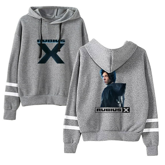 Rubius Pocketless Sweatshirts Anchor Streetwear Casual Harajuku Unisex Women Man Fashion