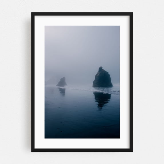 Ruby Dc Ruby Beach - Washington Photography Foggy Seascape Coast Minimalist ...