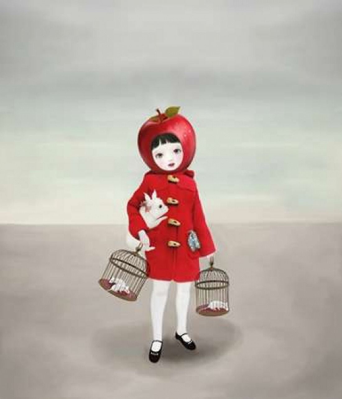 Ruby Canvas Art - Art & Ghosts (24 x 24)