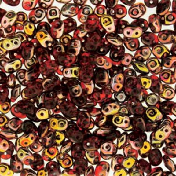 Ruby/ Capri Gold Superduo Beads DU0590080-27101-TB