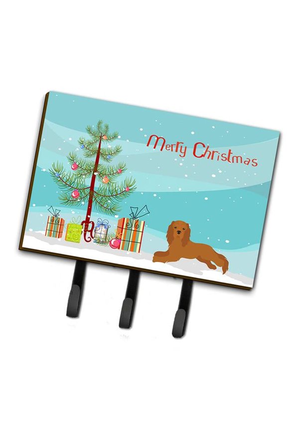 Ruby Cavalier King Charles Spaniel Christmas Tree Leash or Key Holder