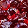 thumbnail image 1 of Ruby Fire Pit Glass Diamonds | 1", 10 lbs, 1 of 4
