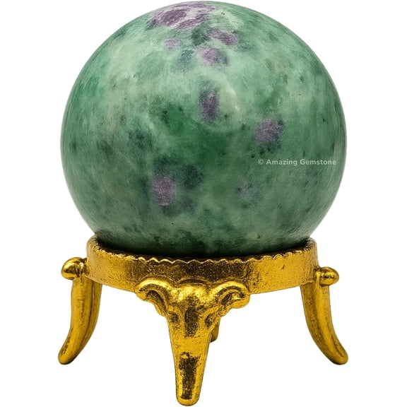 Ruby Fuchsite Crystal Ball Sphere 2" Inches