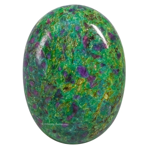 Ruby in Fuchsite Crystal Palm Stone