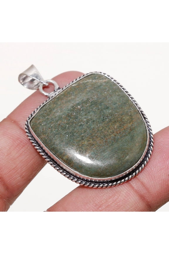 Ruby Fuchsite Gemstone Pendant Handmade Gift Unique Design Jewelry 2.10" FP 1015