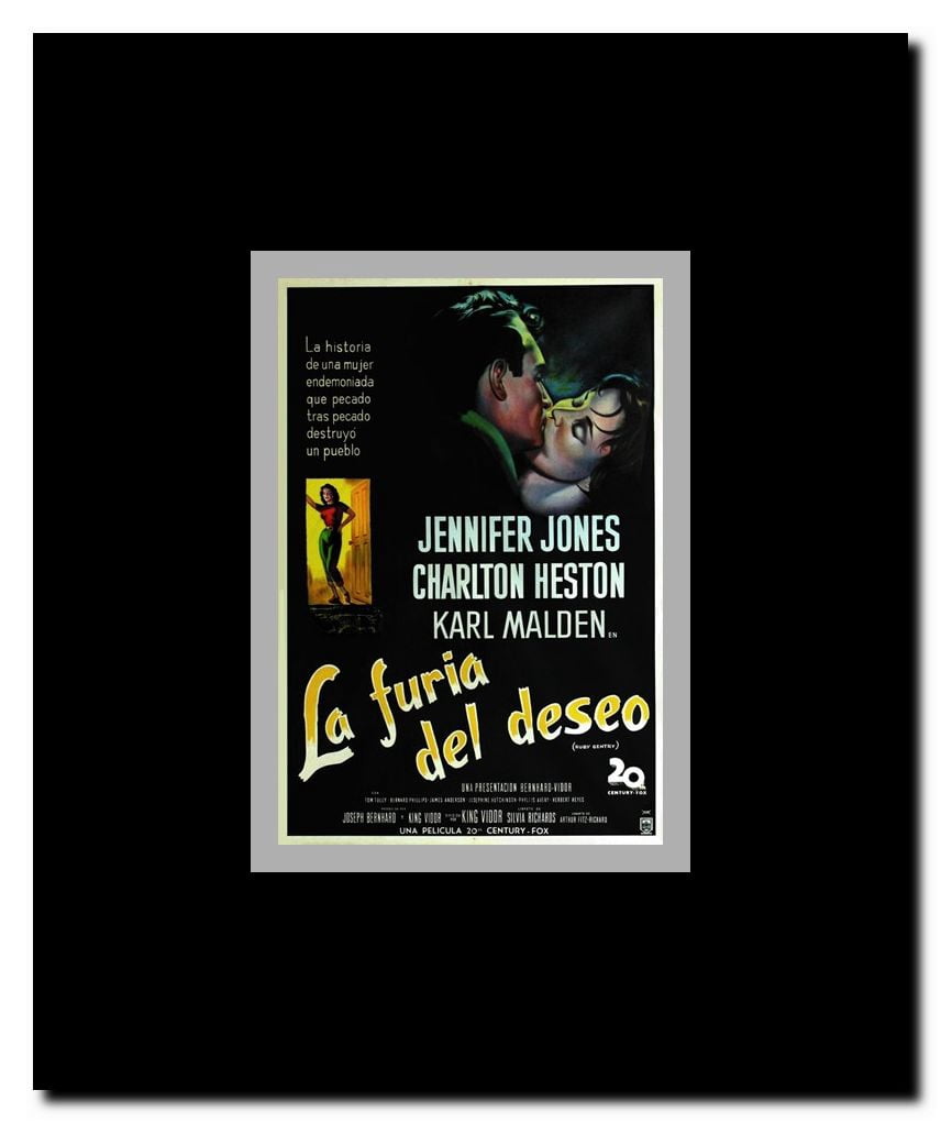 Ruby Gentry Framed Movie Poster
