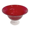 thumbnail image 1 of Ruby Glass Compote, 1 of 2