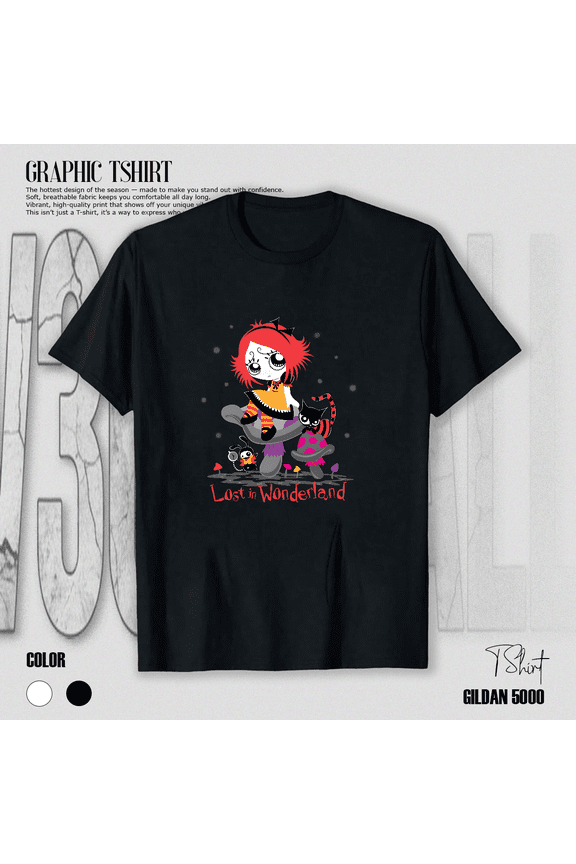 Ruby Gloom Lost In Wonderland Gothic Alternative Style Fashion Unisex T-Shirt V10191, up to size 5XL