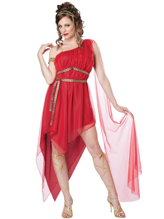 Ruby Goddess Adult Costume | Size 10-12 Female