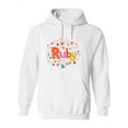 thumbnail image 1 of Ruby Hoodie Women -Image by Shutterstock, Female XX-Large, 1 of 4