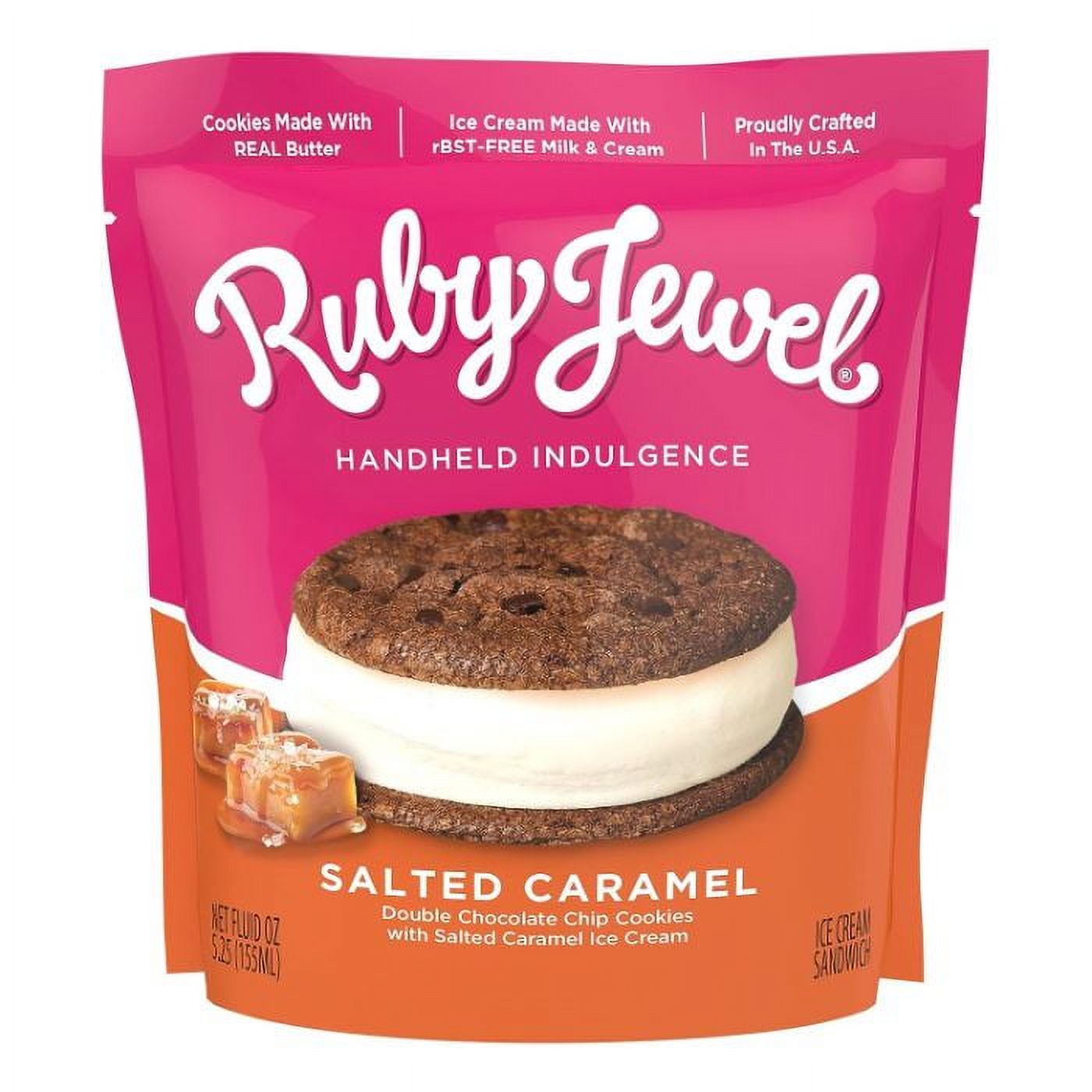 Ruby Jewel Cookie Ch Sltd Crml Ice Crm 5.25 Oz Pack Of 10