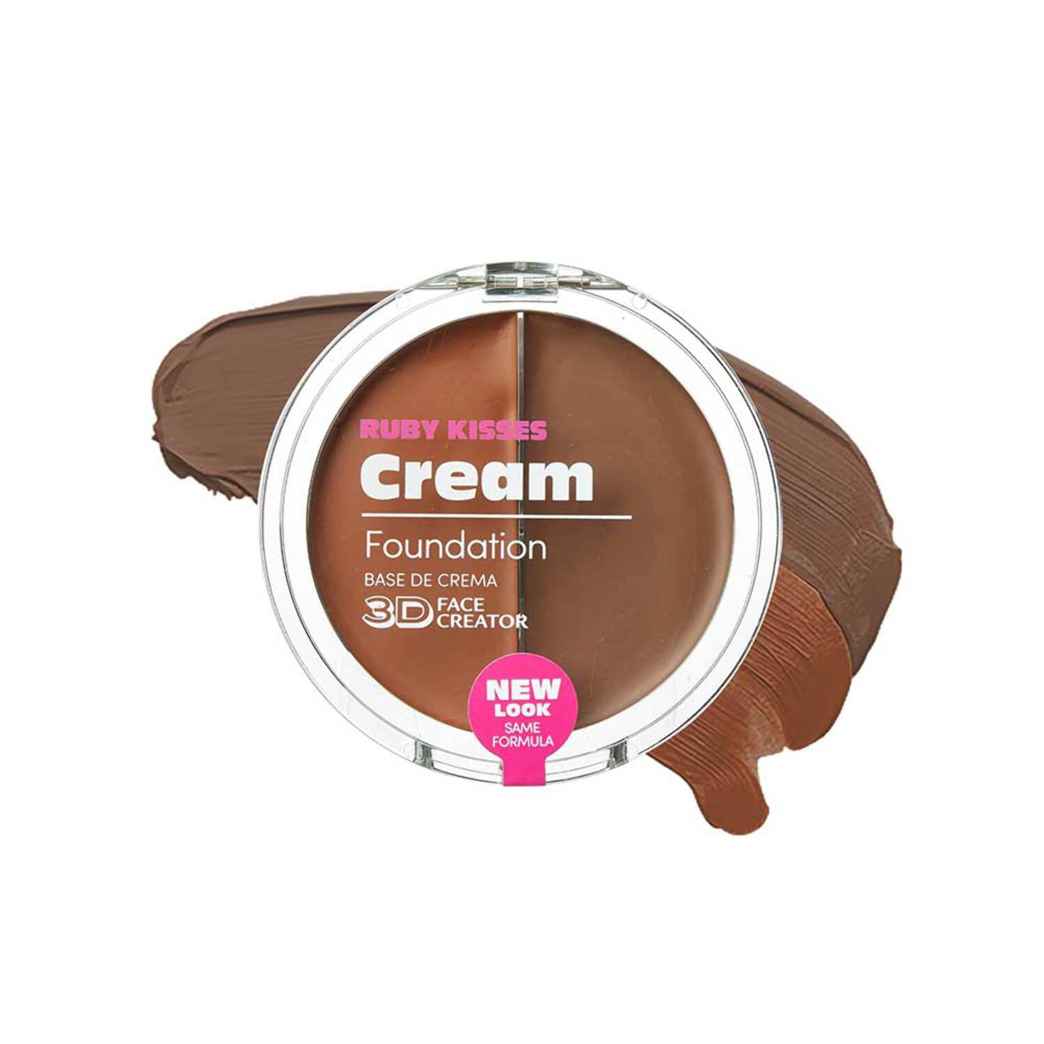 Ruby Kisses 3D Face Creator Cream Foundation & Concealer, 12 Hours