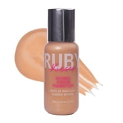 Ruby Kisses Liquid Foundation Medium Coverage, Lightweight, Natural Finish, Face Makeup for All Skin Type, Korean Makeup Golden Beige