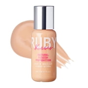 Ruby Kisses Liquid Foundation Medium Coverage, Lightweight, Natural Finish, Face Makeup for All Skin Type, Korean Makeup Classic Ivory